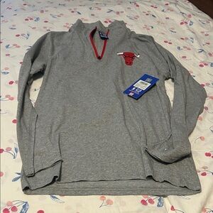 NWT NBA Chicago Bulls 1/4 zip
